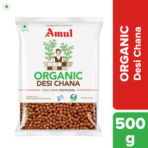 Amul Organic Desi Chana, 500 gm