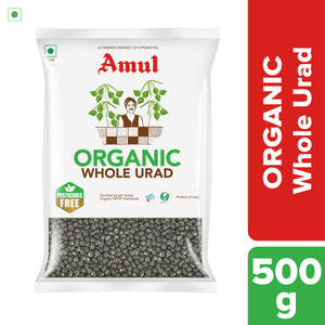 Amul Organic Whole Urad, 500 gm