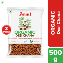 Load image into Gallery viewer, Amul Organic Desi Chana, 500 gm