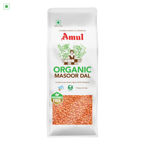 Amul Organic Masoor Dal, 500 gm