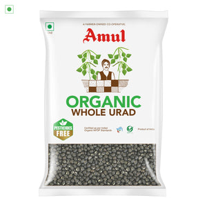 Amul Organic Whole Urad, 500 gm