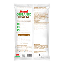 Load image into Gallery viewer, Amul Organic Whole Wheat Atta, 1 kg