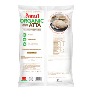 Amul Organic Whole Wheat Atta, 5 kg