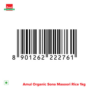 Amul Organic Sonamsoori Rice, 1 kg