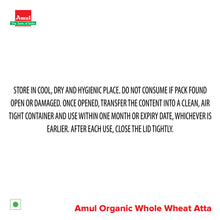 Load image into Gallery viewer, Amul Organic Whole Wheat Atta, 1 kg