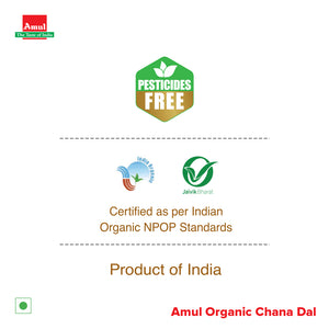 Amul Organic Chana Dal, 500 gm